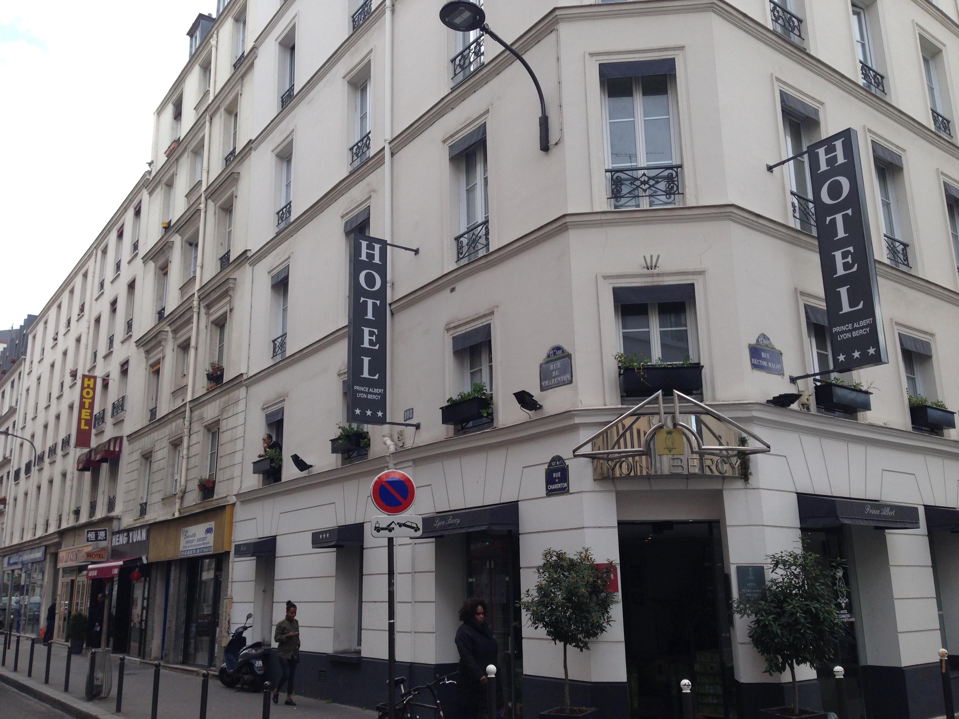 Hotel Prince Albert Lyon Bercy Paris Exterior foto